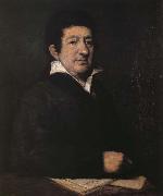 Francisco Goya Leandro Fernandez de Moratin oil